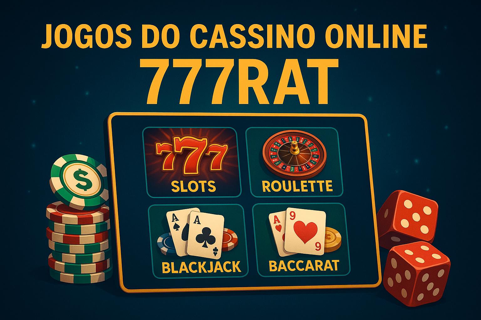 Jogos de cassino online inovadores e emocionantes na 777RAT