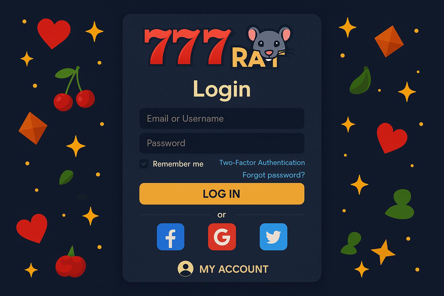Não Perca tempo, o rRgistro na site 777RAT